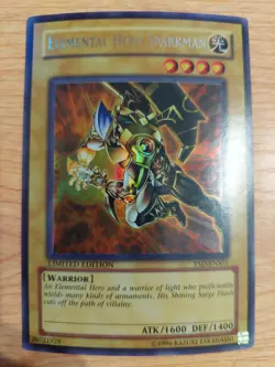 Elemental Hero Sparkman - YSD-ENS01 - Very Lightly Played VLP - Ultra Rare - Image 1