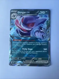 Gengar ex 104/162 - Pokemon TCG Temporal Forces Ultra Rare Card NM - Image 1