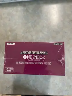 One Piece OP-11 Fist of Divine Speed Booster Box SEALED English New - Image 5