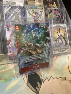One Piece TCG Royal Blood OP-10 - Monet SR Parallel Alt Art OP10-016 - Image 2