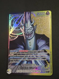 Gecko Moria - OP14-080 Leader (Alternate Art) One Piece The Azure Sea's Seven - Image 1