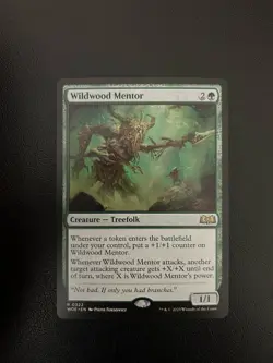 Wildwood Mentor - MTG Wilds of Eldraine Regular Rare 322 - Image 1