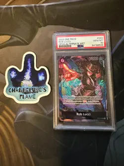 Rob Lucci Alt Art PSA 10 Gem Mint OP03-092 SR One Piece - Image 1