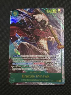 Dracule Mihawk Secret Rare Alt Art - One Piece The Azure Sea's Seven OP14-119 - Image 1
