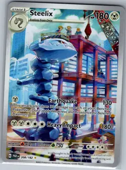 Steelix 208/182 SV04: Paradox Rift - Pokemon Card - NM - Image 1