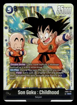 Son Goku: Childhood FB06-119 SCR Fusion World Dragon Ball Super Card - Image 1