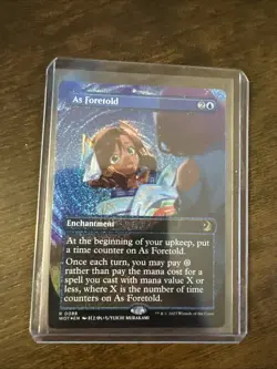 As Foretold (Anime Borderless) (Confetti Foil) Wilds of Eldraine: Enchanting... - Image 1