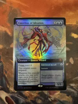 Emeritus of Ideation (Extended Art) Secrets of Strixhaven Foil - Image 1