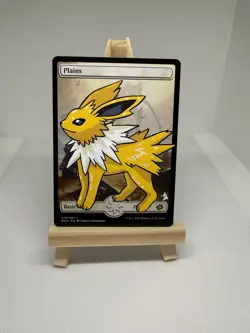 Magic the Gathering - Jolteon Altered Art Plains - Fat Horse Studios - Image 1