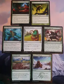 7x MTG Green Non Creature Spells! All NM Mint! Ships Fast! - Image 1