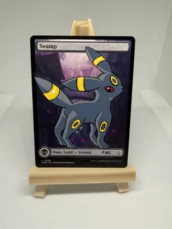 Magic the Gathering - Umbreon Altered Art Swamp - Fat Horse Studios - Image 1
