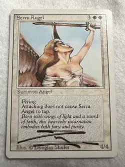Mtg Revised - Serra Angel - Signed by Douglas Shuler - Image 1