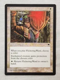 NM Flickering Ward Tempest Mtg Magic the Gathering - Image 1