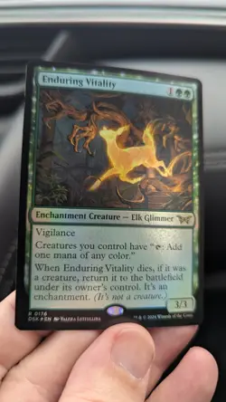 1x Enduring Vitality FOIL NM DSK Magic MTG Witherbloom EDH x1 - Image 1