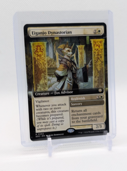 MTG - Eiganjo Dynastorian - Extended Art Rare #63 - Secrets of Strixhaven SOC NM - Image 1