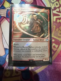 Barret Wallace (Surge Foil) U MTG FF Collector Commander 584 LP - Image 1