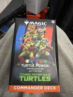 NEW Commander Deck "Turtle Power" Teenage Mutant Ninja Turtles TMT MTG - Image 1