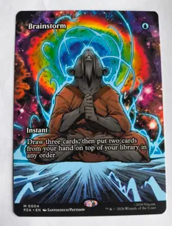 MTG Brainstorm (Borderles Source Material), NM/Unplayed, TMNT - Image 1