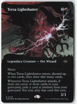 Tersa Lightshatter (Borderless) Foil R Tarkir: Dragonstorm 345 NM - Image 1