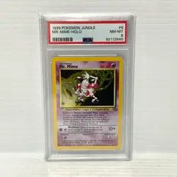 PSA 8 - Mr Mime 6/64 Holo - Jungle WOTC - Graded Pokemon Card - Image 1