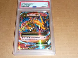 2016 Pokemon XY M CHARIZARD EX EVOLUTIONS #13 PSA 9 - Image 1