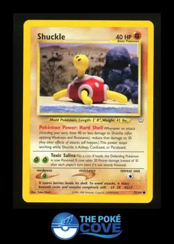 Shuckle 51/64 | Neo Revelation Unlimited | Pokemon Common | HP Yuka Morii - Image 1