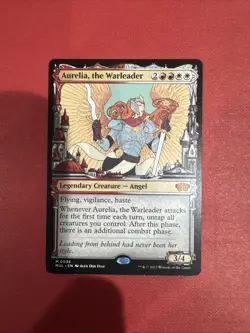 Aurelia The Warleader Mtg Multiverse Legends Showcase Lp Light Play - Image 1