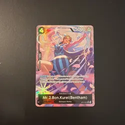 mint+ One Piece TCG OP14-091 MR 2 Bon Kurei (Bentham) Alt Art - Image 1