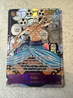 Enel OP15-118 Manga Alt Art Adventure on KAMI’s Island ONE PIECE ENGLISH OP15 - Image 1