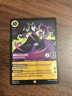 Disney Lorcana TCG - Into the Inklands Maleficent Mistress of All Evil 51/204 - Image 1