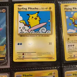Pikachu Surfing and Flying 111/110/108 Evolutions Regular Card - Image 2