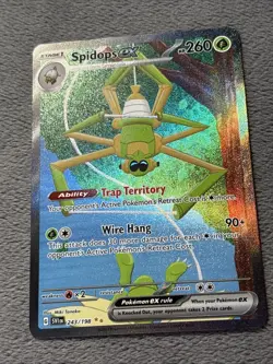 Spidops ex 243/198 SIR Special Illustration Rare Pokemon Card Scarlet Violet - Image 2