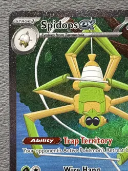 Spidops ex 243/198 SIR Special Illustration Rare Pokemon Card Scarlet Violet - Image 4