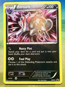 Zoroark - BW09 - Pokemon Black & White Promo Ultra Rare Holo Card MP - Image 1