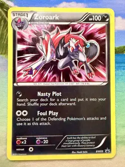 Zoroark - BW09 - Pokemon Black & White Promo Ultra Rare Holo Card MP - Image 3