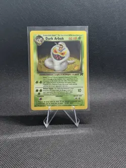 Dark Arbok 2/82 Holo Team Rocket WOTC Vintage Pokemon Card LP - Image 1