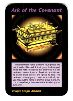 Ark of the Covenant Base Set card INWO Illuminati New World Order Game 9781556342998 - Image 1