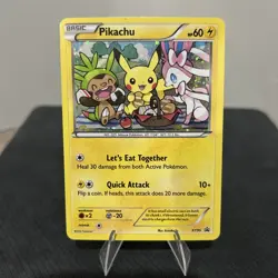 Pokemon Pikachu TCG XY95 XY Black Star Promo Holo Card - Image 1