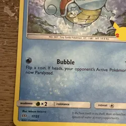 2 For 20U Pokemon Squirtle 17/25 HOLO 25th Anniversary Mcdonalds Promo Card 33 - Image 4