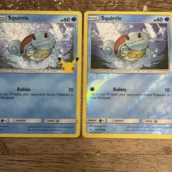 2 For 20U Pokemon Squirtle 17/25 HOLO 25th Anniversary Mcdonalds Promo Card 33 - Image 5