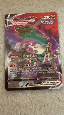 Rayquaza VMAX TG20/TG30 Full Art Holo Pokemon Card Silver Tempest Near Mint - Image 2