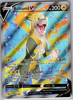 Boltund V (Full Art) 249/264 SWSH08: Fusion Strike - Pokemon Card - NM - Image 1