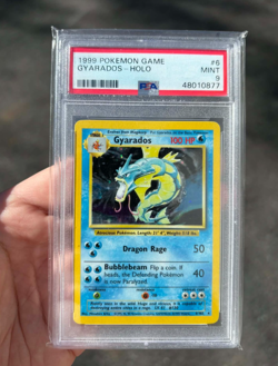 PSA 9 MINT Gyarados 6/102 Base Set Unlimited 1999 Holo Pokemon Card Vintage - Image 1