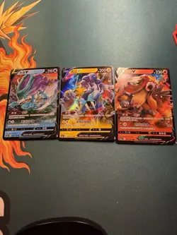 Pokemon TCG Raikou V, Suicune V, Entei v Card Set S-Chinese - Image 1