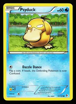 Psyduck 32/149 Common Boundaries Crossed Pokemon Card - Image 1