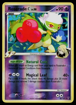 Pokemon Card - Roserade C Supreme Victors 40/147 Reverse Holo Rare - Image 1