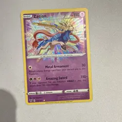 Zacian 082/185 Vivid Voltage NM Holo Foil Amazing Rare Pokemon Card - Image 1