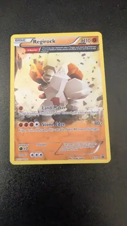 Regirock XY49 Black Star Promo Holo Pokemon Card Game TCG - Image 1