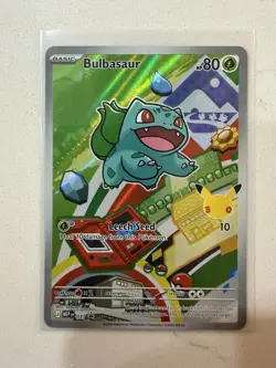 First Partner Kanto Starters Bulbasaur, Charmander, Squirtle Pokemon 3 Card Set - Image 2