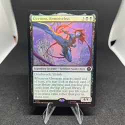 Gwenom, Remorseless - MTG Marvel Spider-Man - FOIL Promo - 0286 MYTHIC Card - Image 1